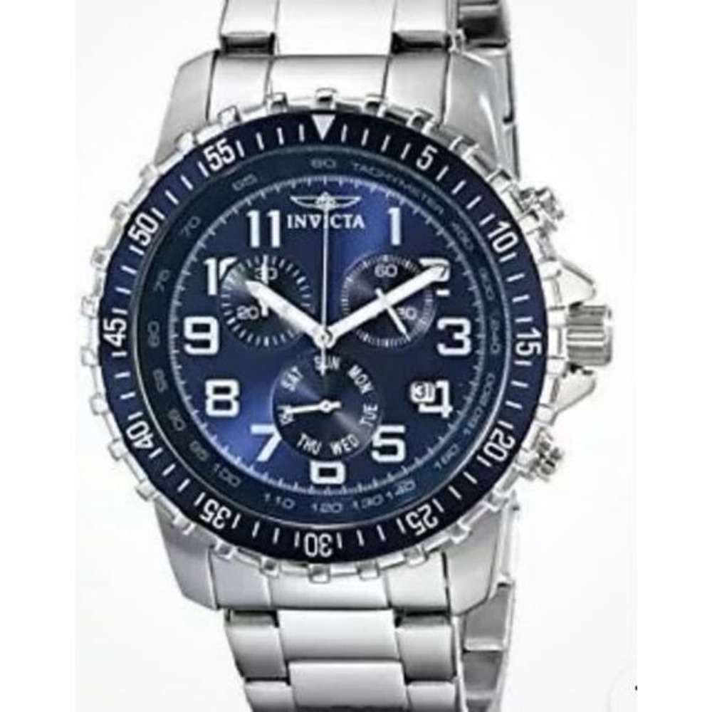 Invicta Men's 6621 Specialty Quartz Chronograph Blue Dial Watch